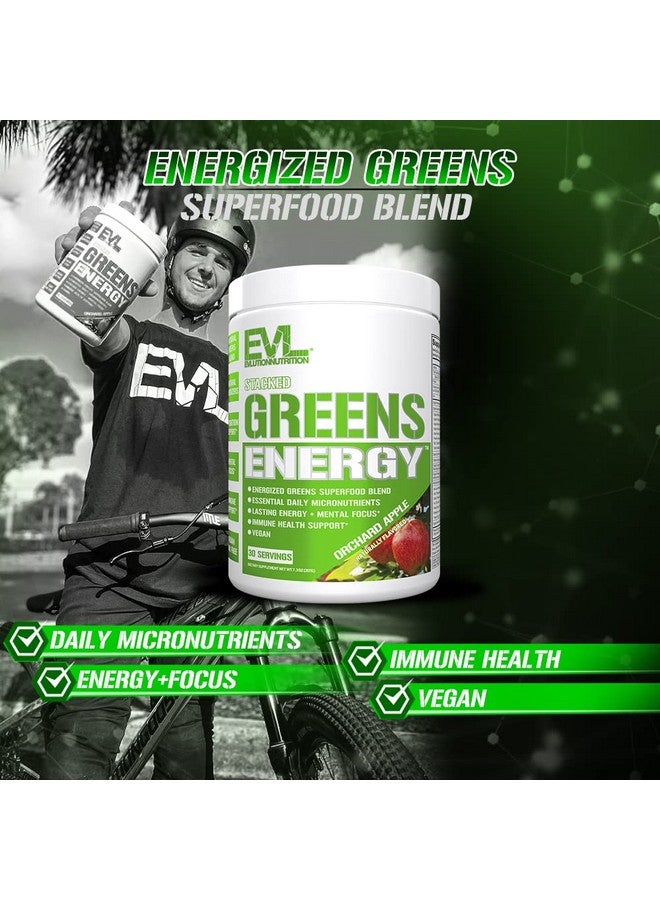 Evlution Greens and Superfoods Energy Drink Powder - EVL Super Greens Powder Smoothie Mix with Caffeine Spirulina Chlorella and Wheat Grass - Vegan - for Energy Focus and Immunity - Image 5