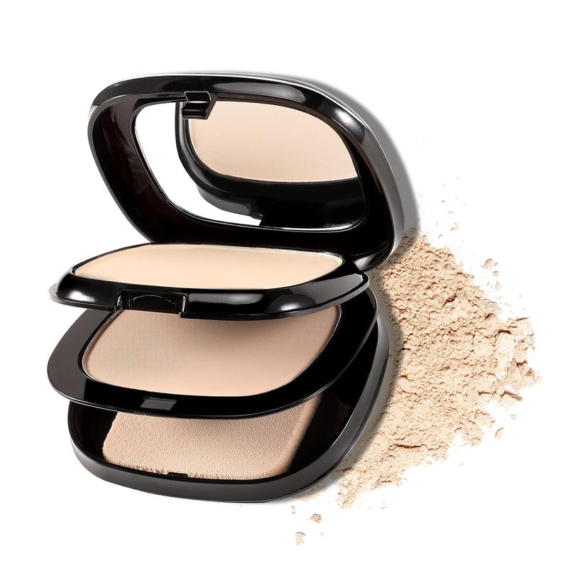 Boobeen 2 Layers Setting Pressed Powder Makeup Oil Control Setting Powder Foundation Pressed Face Powder Compact LongLasting Matte Finishing Powder Light Shade Powder Flawless Lightweight