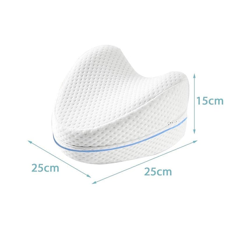 Pranshi Enterprise Memory Foam Knee Wedge Pillow for Sleeping Sciatica Back Hip Joint Pain Relief Contour Thigh Leg Pad Support Cushion Leg Pillow  - Image 4