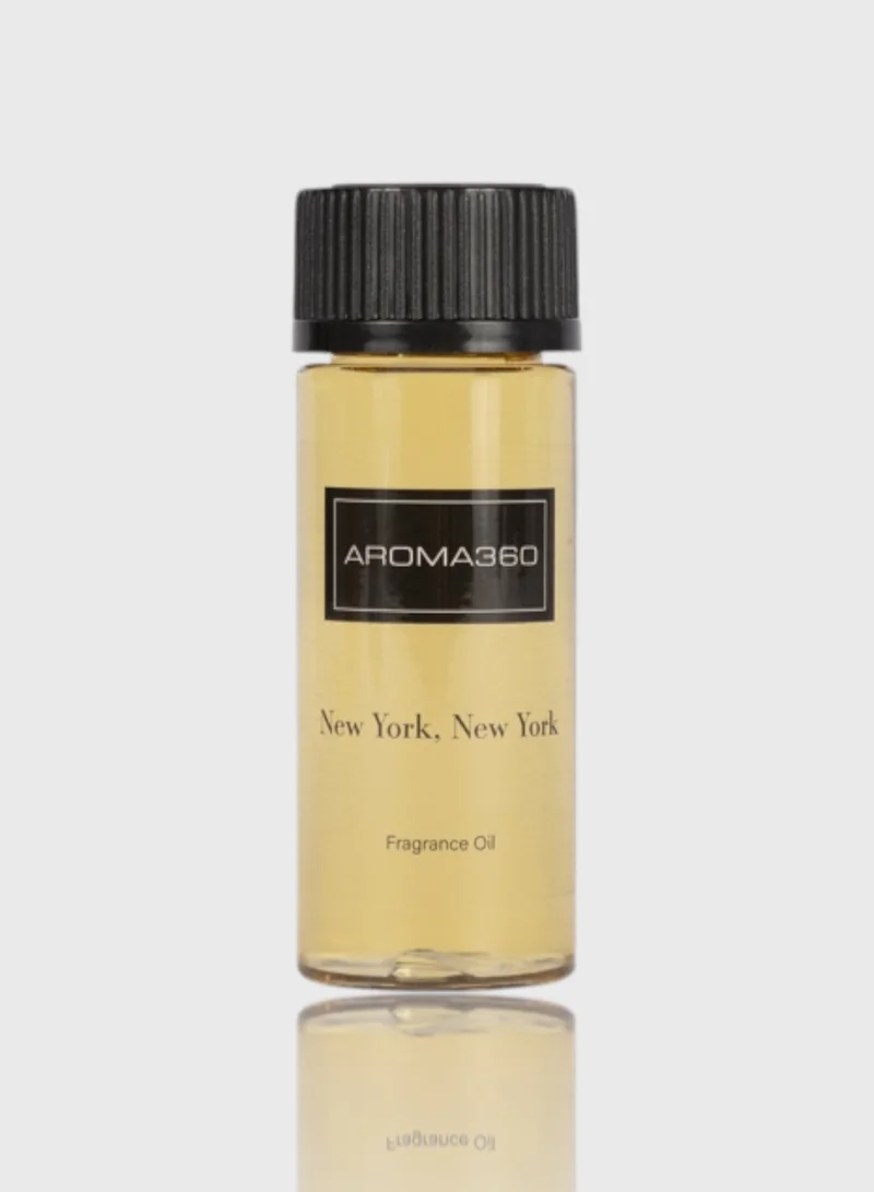 AROMA360 New York, New York Fragrance Oil Blend - Hotel Inspired for Luxury Essential Oil Diffusers - Aromatherapy Scent Diffuser Oil - Lemon Zest, Juniper Berries, and Agarwood