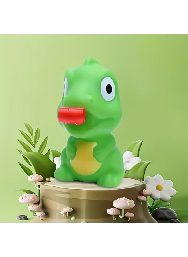 Goolsky Fun Frog & Dinosaur Pop-Up Tongue Relaxer Toy - Safe Rubber, Interactive Party Game, Green Cartoon Design with Red Tongue, Perfect Gift for Youngsters - Image 2