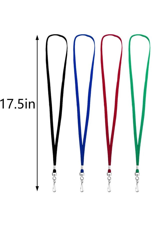 بيبيل 100 حزمة من أسلاك التعليق باللون الأزرق الداكن مع مشابك خطاف دوارة لحامل شارة اسم الهوية (حزمة من 100 قطعة باللون الأزرق الداكن) - Image 2