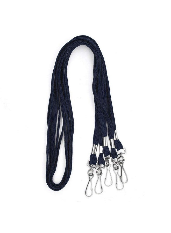 بيبيل 100 حزمة من أسلاك التعليق باللون الأزرق الداكن مع مشابك خطاف دوارة لحامل شارة اسم الهوية (حزمة من 100 قطعة باللون الأزرق الداكن) - Image 4