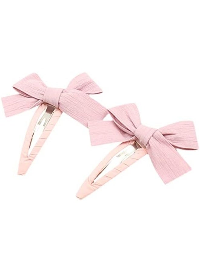 Hot&Sattion Hot & Sattion 8 Packs Baby Girl Nylon Hair Clips Hair Bows Non-slip Butterfly Clips Barrettes for Girls Baby Kids Children Toddlers Hair Accessories - Image 5