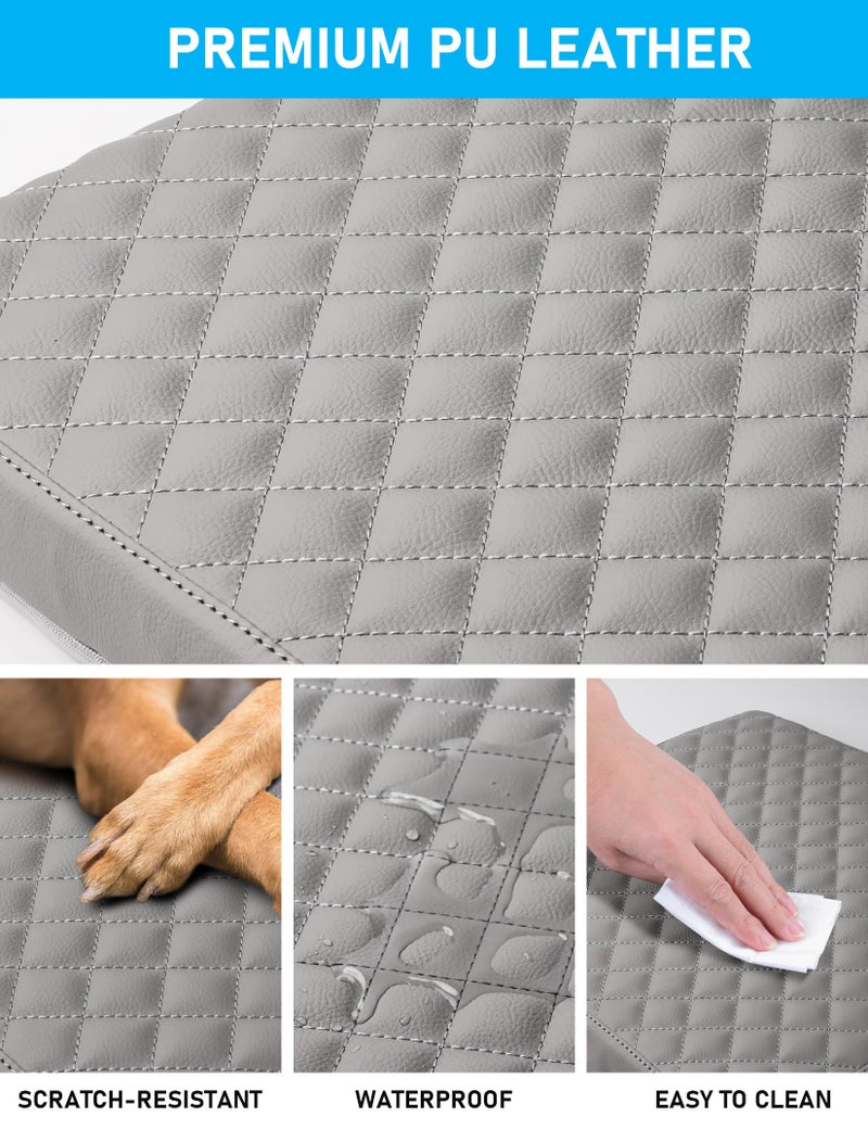 Sinvanho Center Console Armrest Cover for 2015-2025 Ford F150 F250 F350 F450 F550 with 40/20/40 Jump Seat, PU Leather Middle Console Cover Seat Box Lid Protective Cover Cushion Pad, Truck Accessories - Image 5