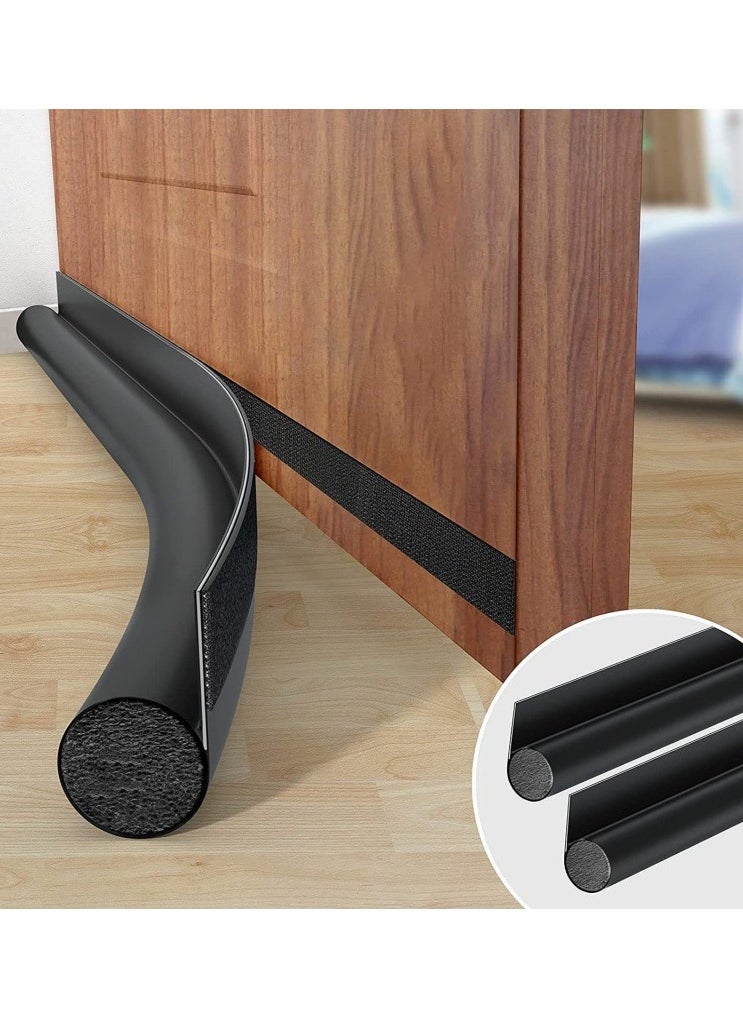 RedMapleTEK - 3-PACK Door Bottom And Door Gap Sealing Strip, Windproof, Insect-proof, Dust-proof, Light-proof And Noise-proof 3*8*96cm - Image 1