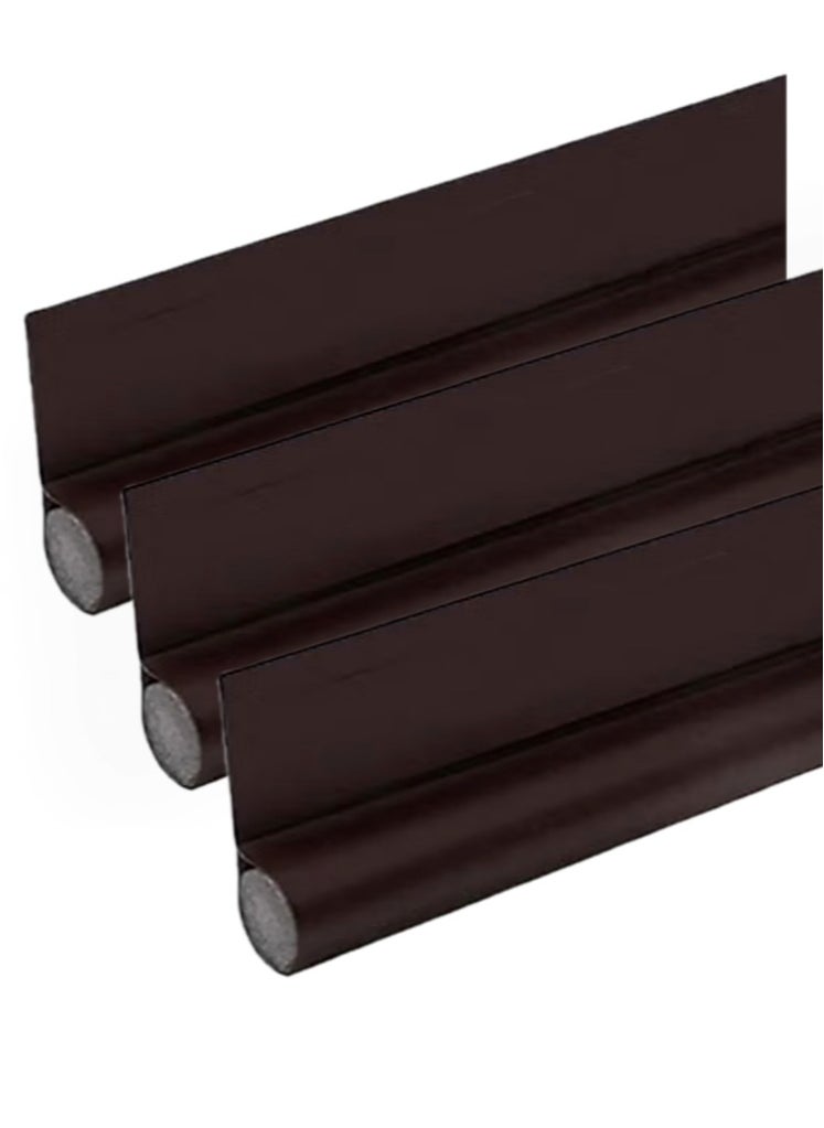 RedMapleTEK - 3-PACK Door Bottom And Door Gap Sealing Strip, Windproof, Insect-proof, Dust-proof, Light-proof And Noise-proof 3*8*96cm - Image 1