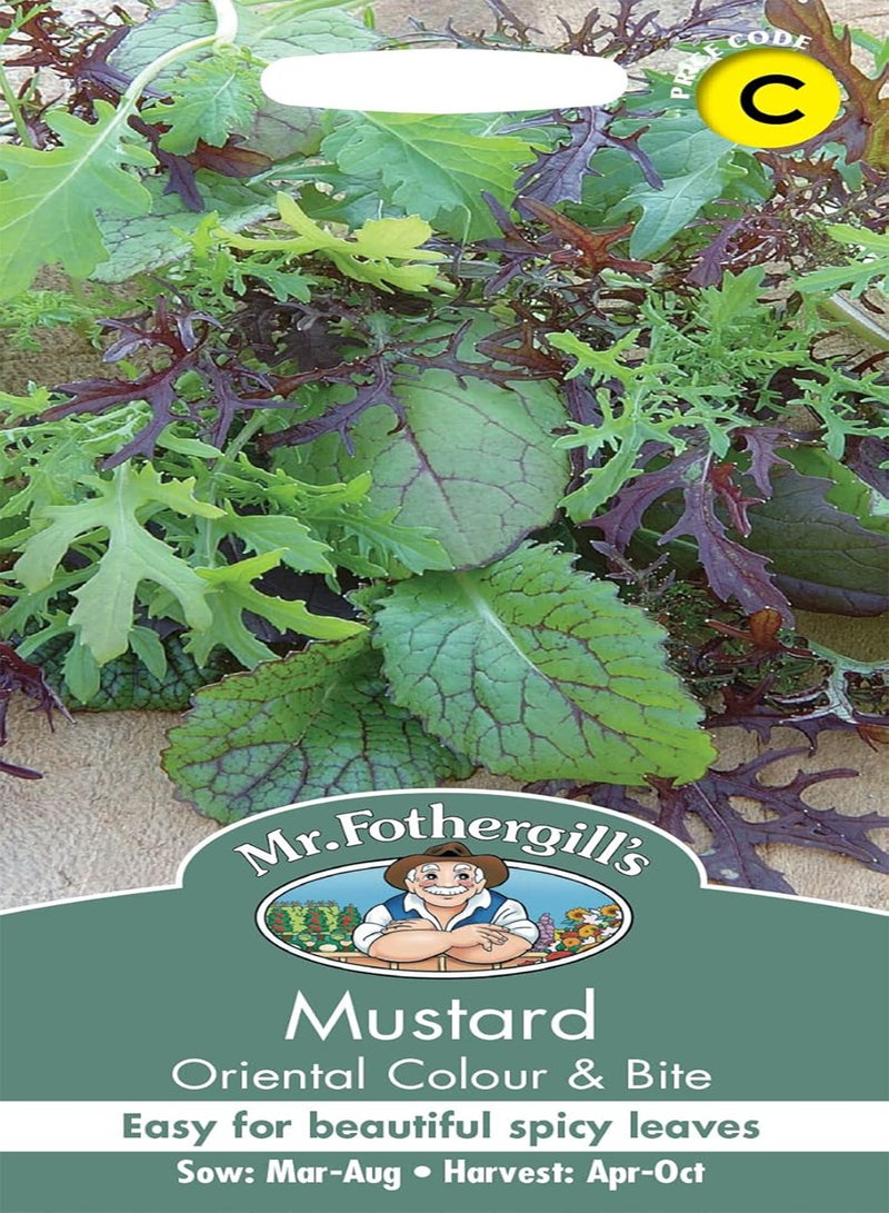 GGOOT 16955 Vegetable Seeds, Mustard Colour & Bite, Yellow - Image 1