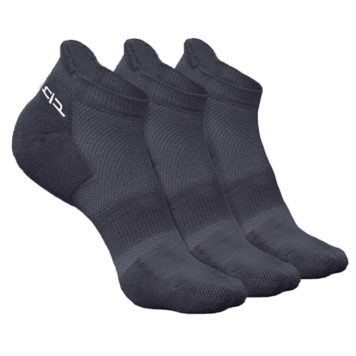 HEELIUM Bamboo Ankle Socks for Men | Odour-Free and Breathable | Padded Base and Anti-bacterial | 3X Softer Than Regular Socks - Image 1