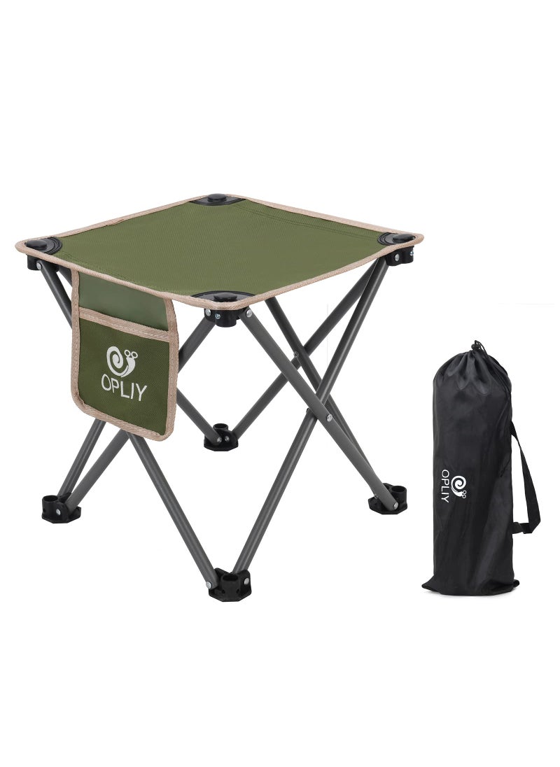 Opliy Opliy Camping Stool Folding Samll Chair Portable Camp Stool for Camping Fishing Hiking Gardening and Beach Camping Seat with Carry Bag Green L 135 