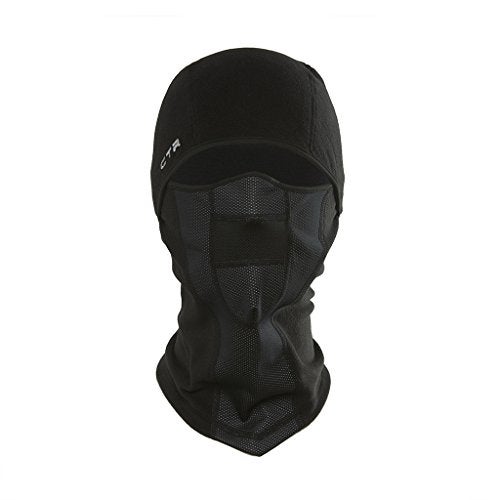 Chaos -CTR Tempest Multi Tasker Pro Micro Fleece Balaclava with Windproof Face Mask, Black, Small/Medium - Image 1