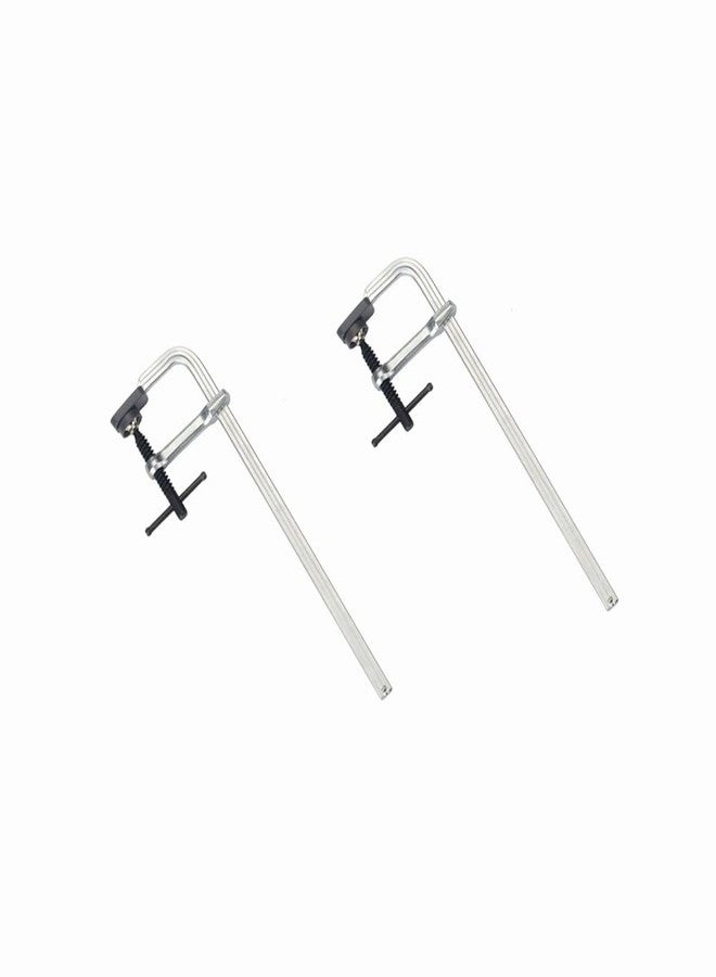 FLZOSPER 12-Inch（Throat 80 x 300mm）Heavy Duty F Bar Clamp，Drop Forged Steel Bar Clamps for Woodworking and Welding，2 Pack - Image 2