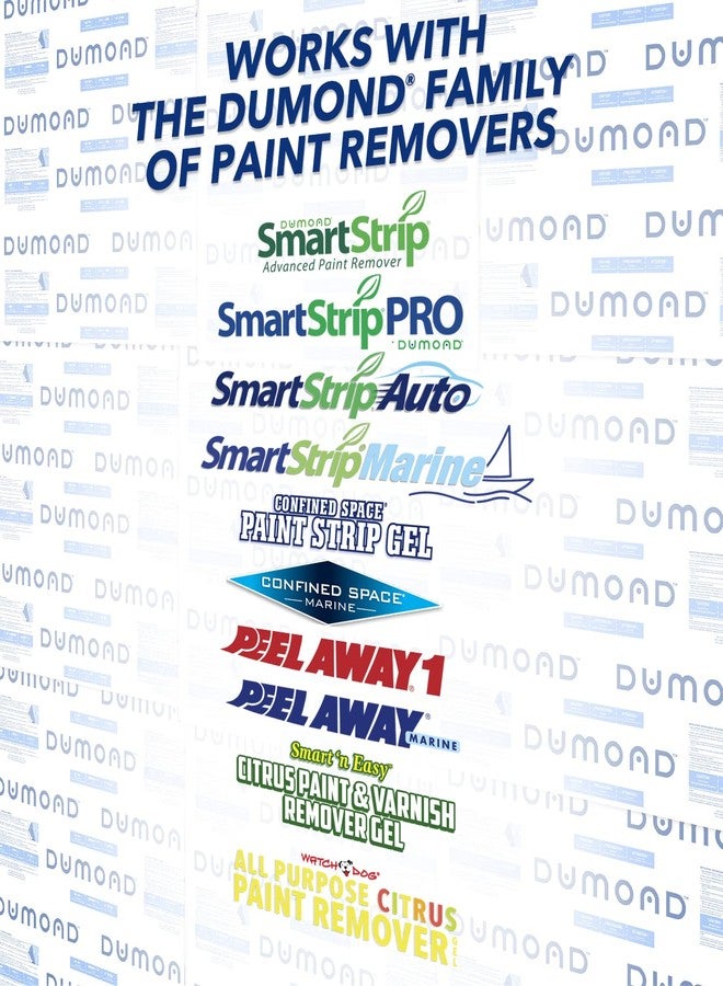 Dumond Laminated Paper - Keeps Dumond Paint Removers in Wet State - Extends Product Life & Speeds Removal - Traps Paint Flakes & Debris - Easy Disposal of All Paint Residue - 1 Roll, 13” x 300 ft. - Image 3