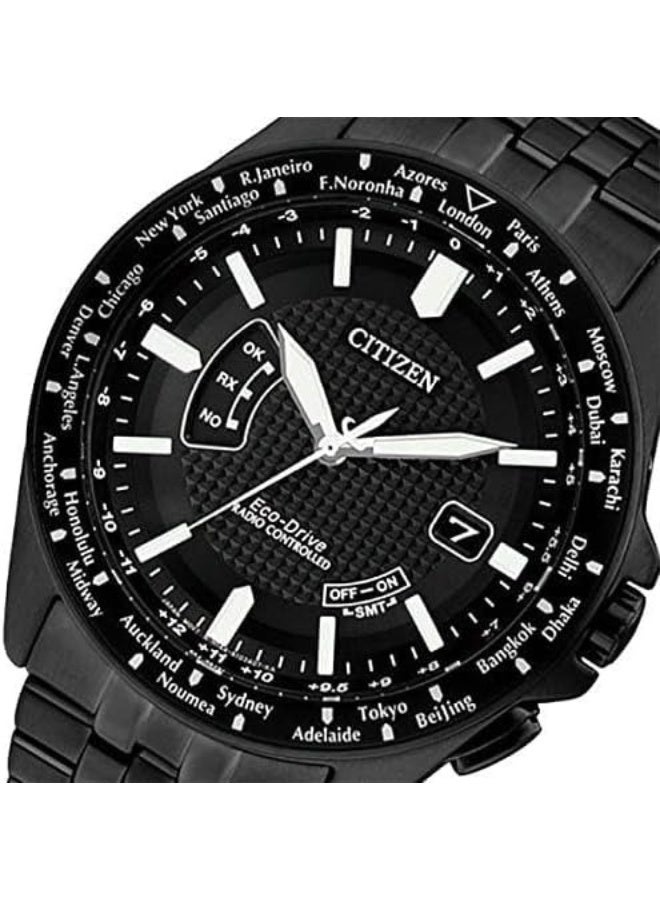 CITIZEN Citizen CB0028-58E Men’s Watch, Radio-Controlled Eco-Drive Black Dial 43mm Case 200M WR Sapphire Crystal  - Image 1