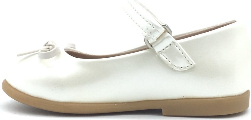 Nubebe -334 Classic Patent Leather Children's Shoes with Tiny Bow  - Image 3