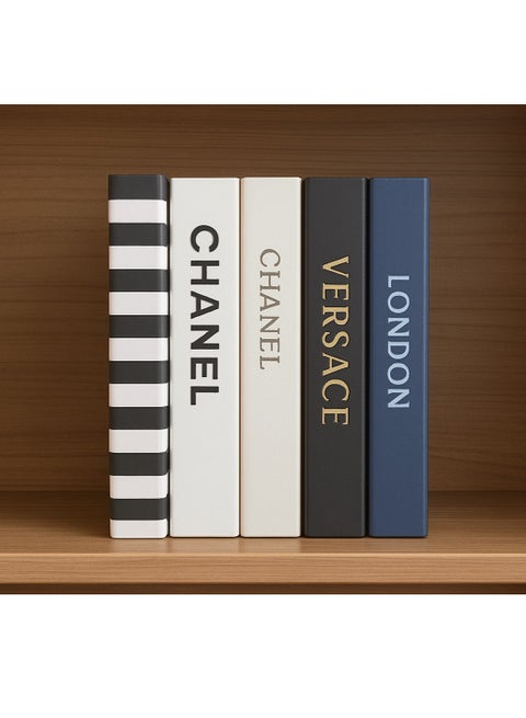 Decorative Books, 5Pieces Specially Designed In Unique And Varied Shapes And Colors, Adding Liveliness To Every Corner. A Distinctive Decorative Product That Will Add An Aesthetic Touch To Your Home Or Office. Size: 20 X 30 Cm.