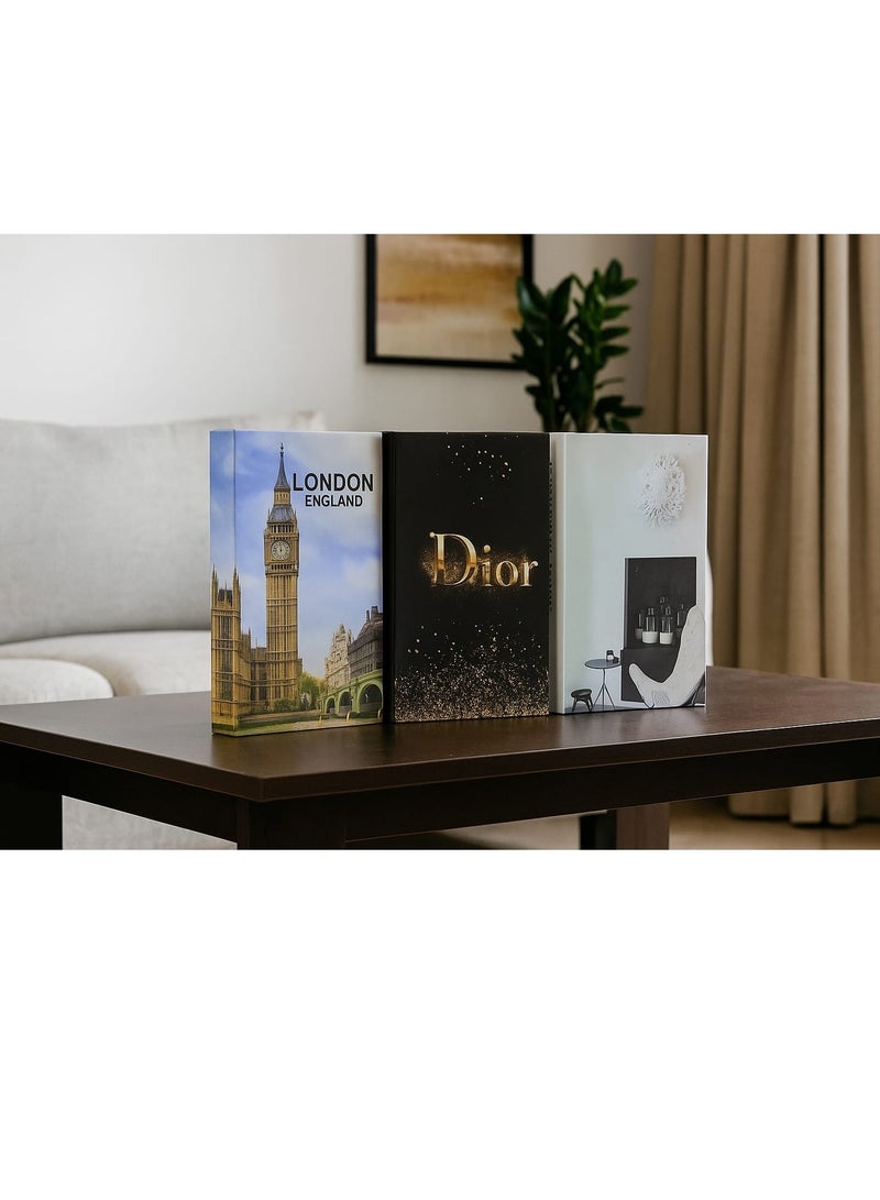 Decorative Books, 5Pieces Specially Designed In Unique And Varied Shapes And Colors, Adding Liveliness To Every Corner. A Distinctive Decorative Product That Will Add An Aesthetic Touch To Your Home Or Office. Size: 20 X 30 Cm. - Image 2