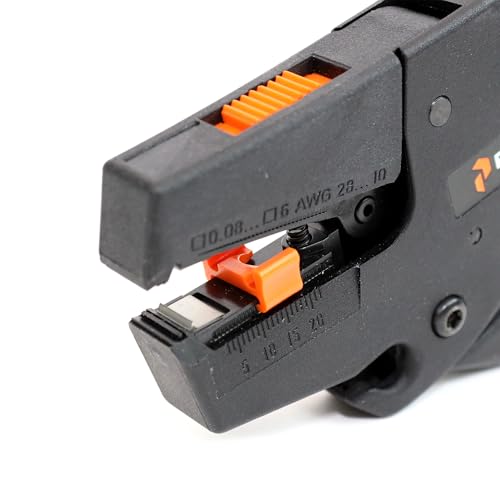 Paladin Tools STRIPAX PRO 6 Automatic Wire Stripper Tool, Premium Wire Cutter 28-10 AWG, THHN/THHW Insulation, Professional Grade - Image 5