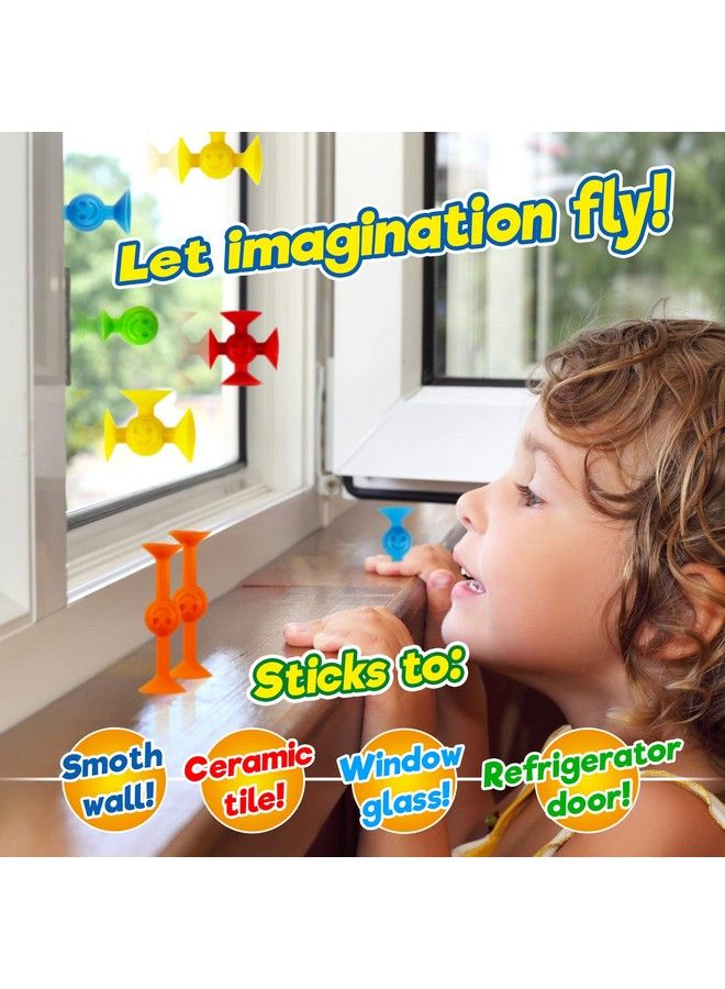 Ja-Ru Such Fun Mini Suction Stackers (1 Pack 14 Units Per Pack) Fun Connect Suction Cup Suckers. Kids Shower Bath Toys. Stem Educational Learning Autism Sensory Toys. Stocking Stuffers Kids. 48961 - Image 4