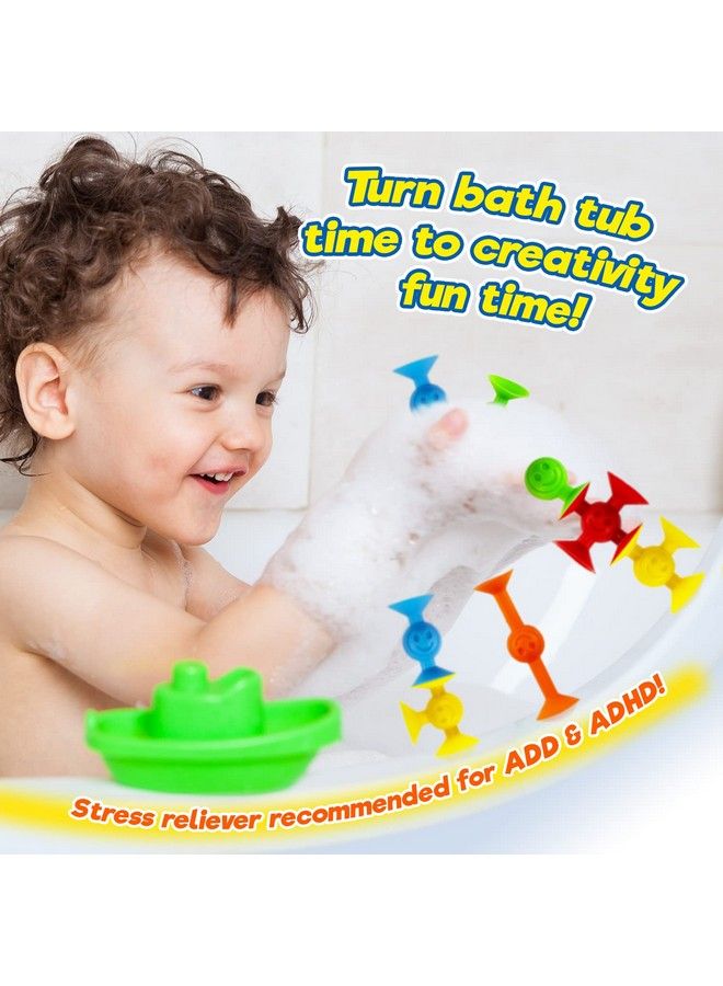 Ja-Ru Such Fun Mini Suction Stackers (1 Pack 14 Units Per Pack) Fun Connect Suction Cup Suckers. Kids Shower Bath Toys. Stem Educational Learning Autism Sensory Toys. Stocking Stuffers Kids. 48961 - Image 5