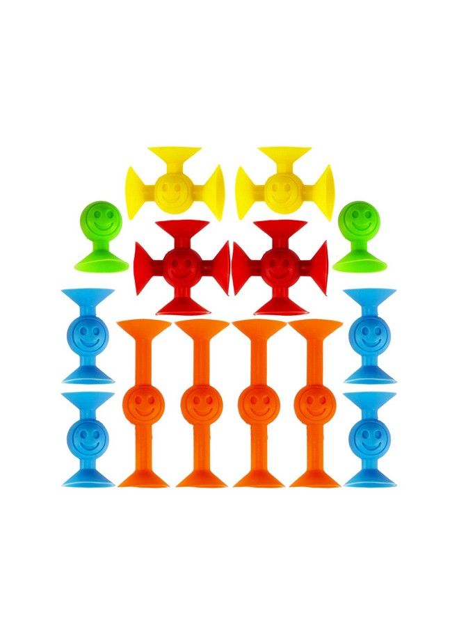 Ja-Ru Such Fun Mini Suction Stackers (1 Pack 14 Units Per Pack) Fun Connect Suction Cup Suckers. Kids Shower Bath Toys. Stem Educational Learning Autism Sensory Toys. Stocking Stuffers Kids. 48961 - Image 3