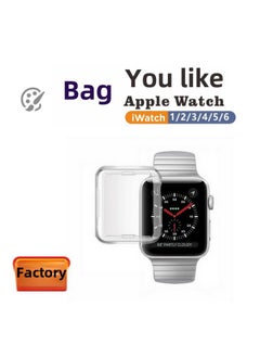 Generic Supply For Apple Watch S8 Ultra 49mm Tpu Transparent Protective Case 456 Generation S2345mm Set-Color:78 Generation 41mm-Exterior Dimension:All-inclusive TPU  - Image 1