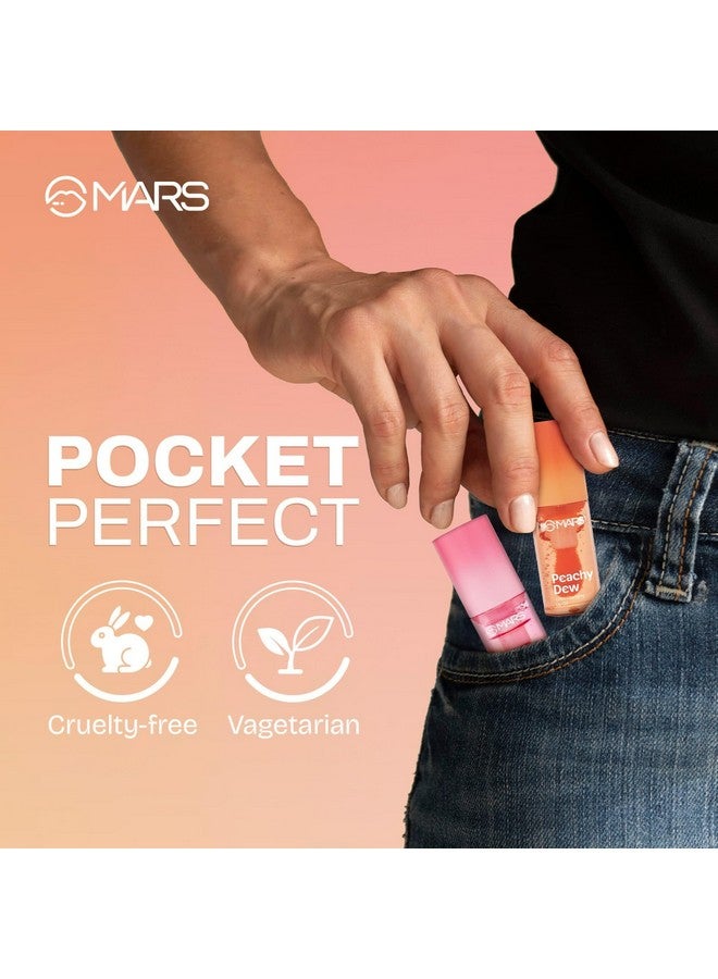 MARS Color Changing Lip Oil (3.5 ml) (04-PEACHY DEW) | Skin Nourishing Ingredients - Olive Fruit Oil, Jojoba Oil | Hydrating & Moisturising - Image 4