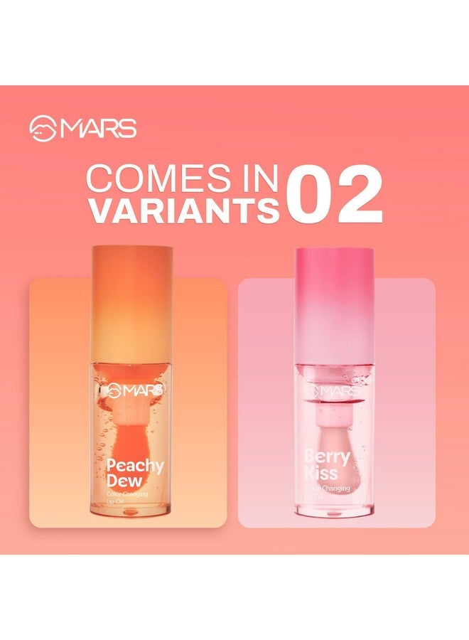 MARS Color Changing Lip Oil (3.5 ml) (04-PEACHY DEW) | Skin Nourishing Ingredients - Olive Fruit Oil, Jojoba Oil | Hydrating & Moisturising - Image 5