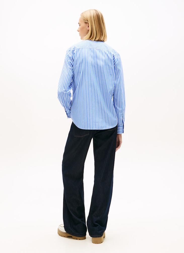 TOMMY JEANS Regular Fit Button-Down Poplin Shirt - Image 2