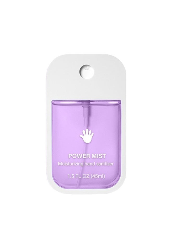 Power Mist Hydrating Hand Sanitizer Spray, 45ml Portable Sanitizing Spray with Lavender and Aloe Extracts, Gentle on Skin, Easy to Carry - Image 2