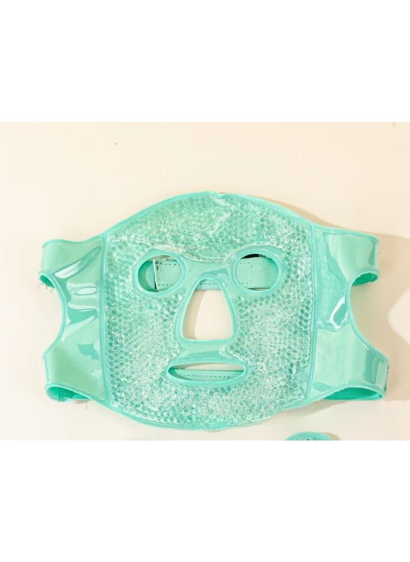 Generic Full Face Cooling Mask Cotton Ice PackIce mask green Ice mask green 