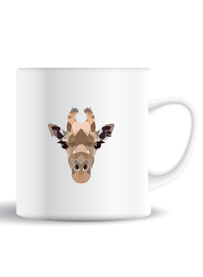 Theodor Premium Quality Two Sided Printed Coffee Mug Tea Cup Girrafe-01 For Home Office, Kids Men Women - Image 1