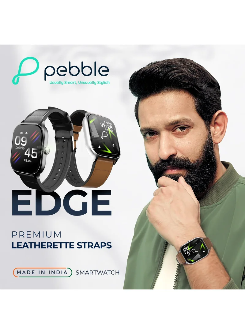 Pebble Pebble Edge 2.01" HD Display, Health suite, BT Calling, Calculator,