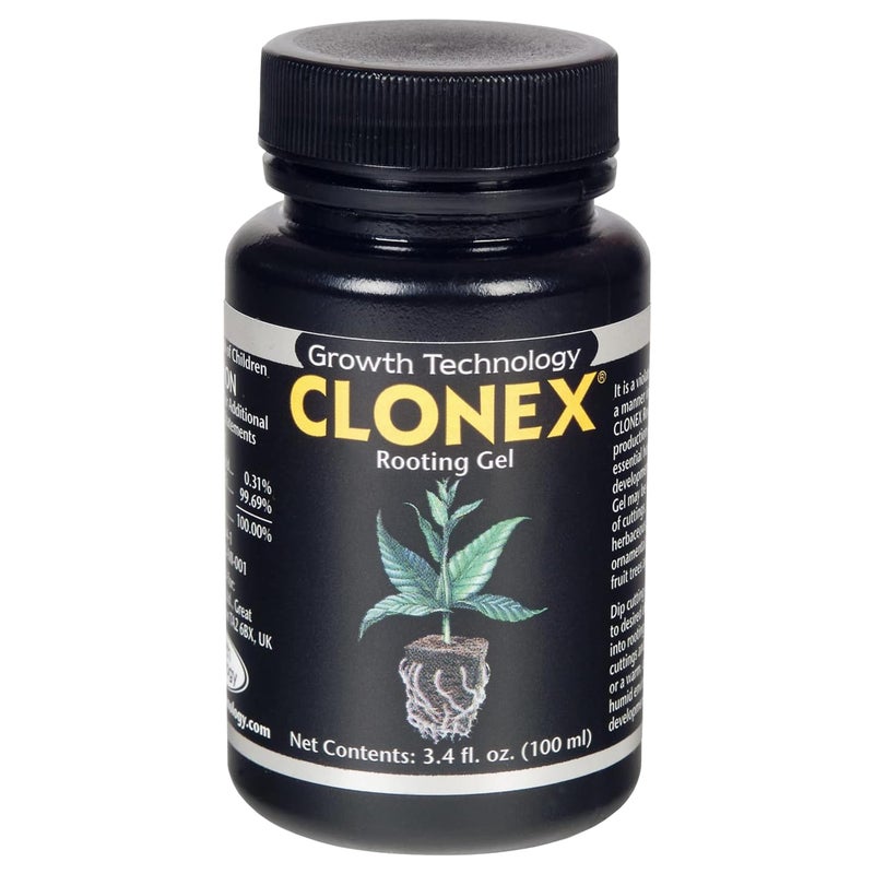Clonex جل كلونيكس لتجذير النباتات - مركب تجذير عالي الأداء لقصاصات النباتات، يحتوي على IBA، يعزز بدء وتطوير الجذور - 100 مل - Image 1