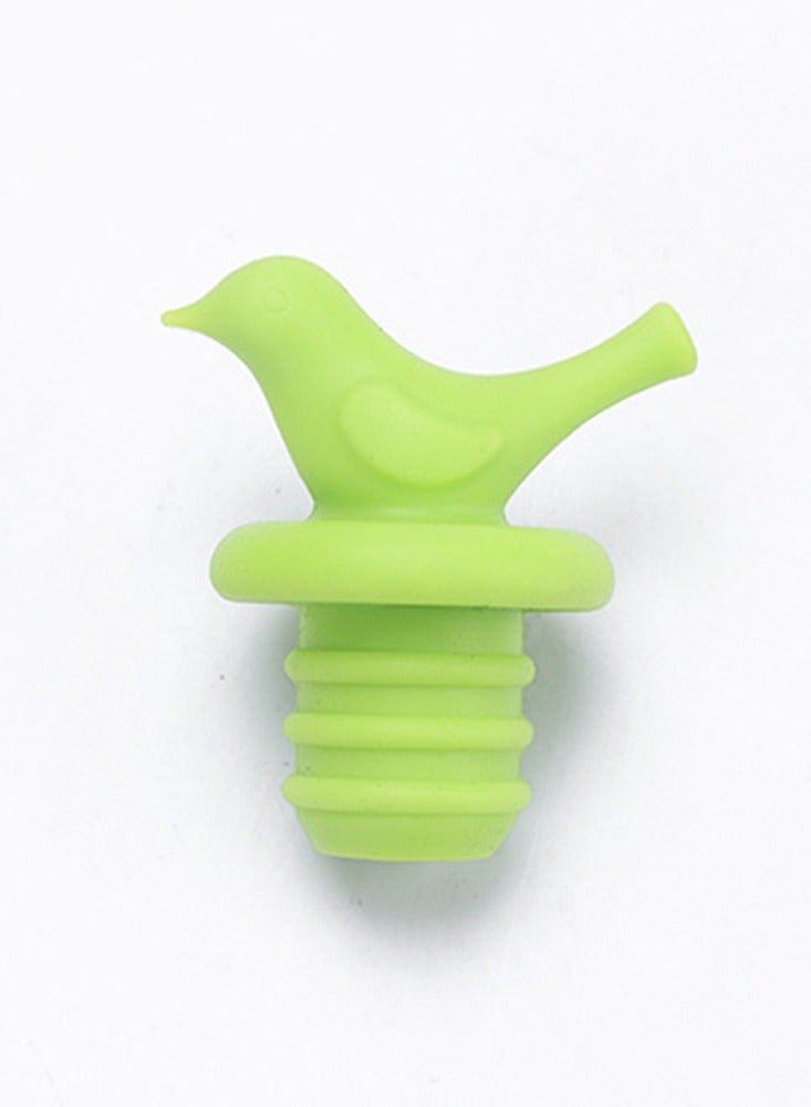 4Pcs Creative Bird Design Silicone Bottle Stopper Leak Free Bottle Cap Fresh Keeping Reusable Vacuum Sealed Kitchen Accessories  - Image 5