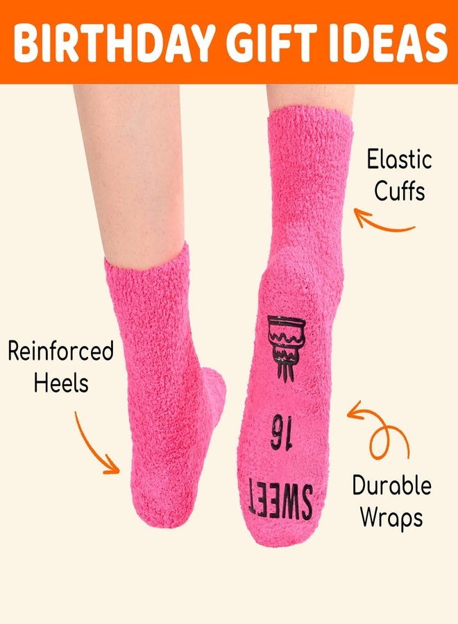 Happy Pop أفكار هدايا عيد الميلاد السادس عشر من هابي بوب - جوارب عيد ميلاد سعيد للفتيات، جوارب للفتيات المراهقات بعمر 16 عامًا - Image 3