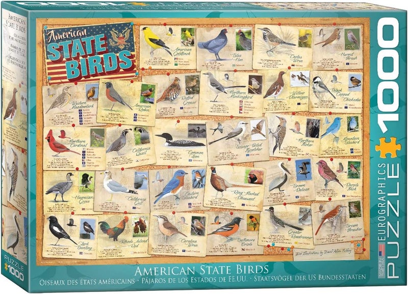 eurographics American State Birds by David Sibley - Image 1