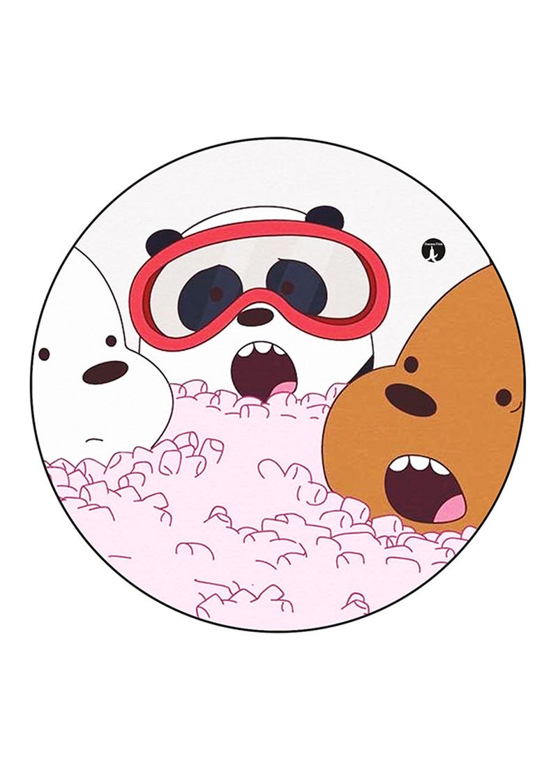 RKN We Bare Bears Printed Mouse Pad Multicolour