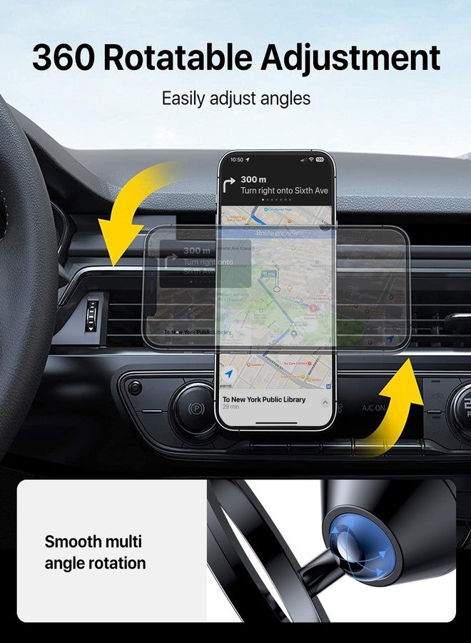 andobil for Magsafe Car Mount [Strongest Magnet, Easy Install] All Metal Magnetic Car Phone Holder for iPhone 17/16/15/14/13 Pro Max, 360° Air Vent Cell Phone Holder Car for Samsung Galaxy S25/S24 - Image 4