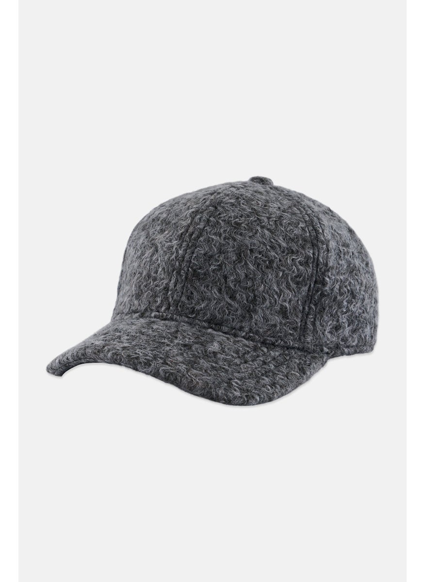 ESPRIT - Men Textured Adjustable Cap, Grey - Image 1