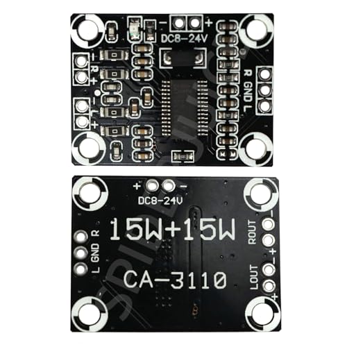 SpiderJuice 1Pc TPA3110 Dual Channel Stereo Digital Audio Amplifier Board 15W + 15W Class D Digital Power Amplifier Module - Image 1