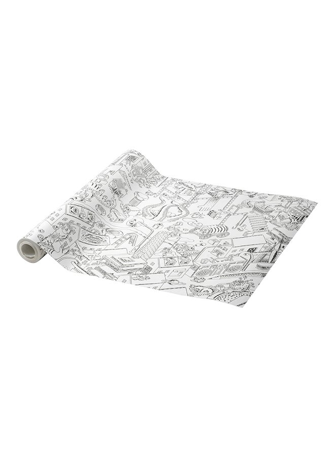 Colouring Paper Roll Black/White - Image 1