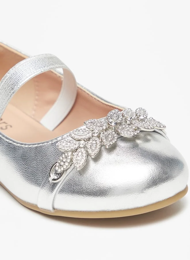 جونيورز Girls Embellished Slip-On Mary Jane Shoes