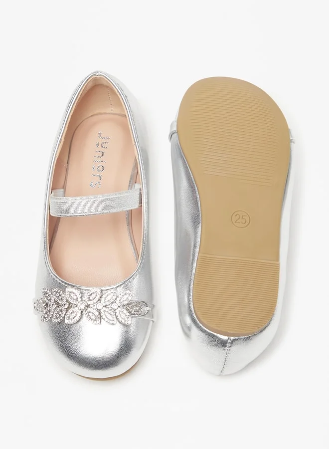 جونيورز Girls Embellished Slip-On Mary Jane Shoes