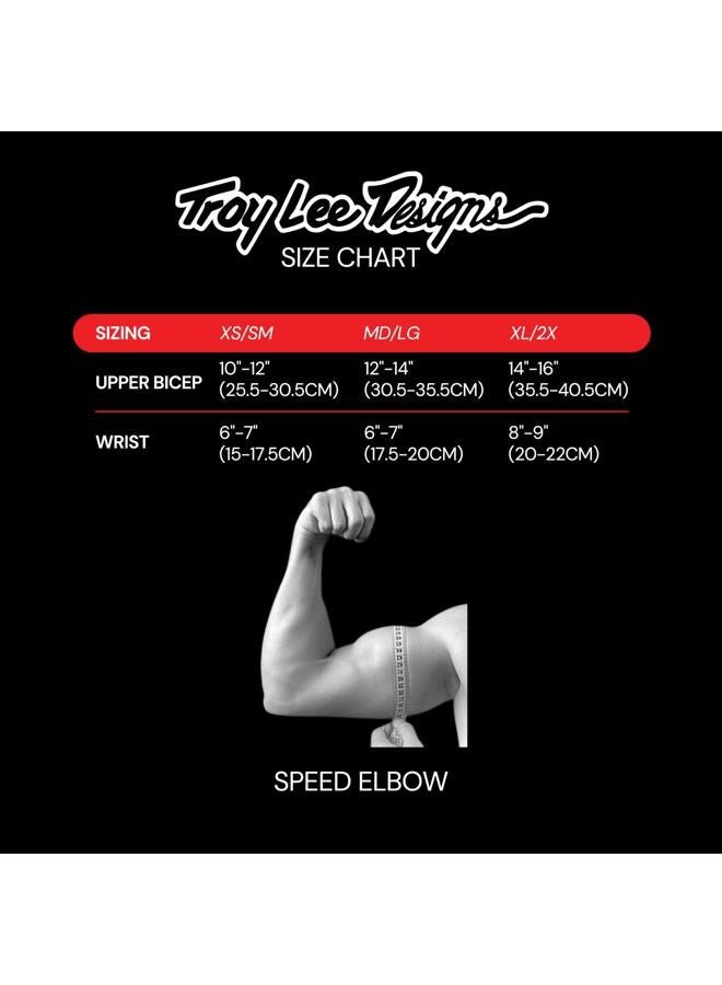 Troy Lee Designs TLD Troy Lee Unisex's Speed Protection Elbow Sleeve-Black, X-Large/2X-Large - Image 4