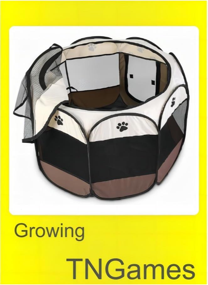 TNGames Folded Waterproof Octagon Oxford Tent Cage Multicolour  - Image 1
