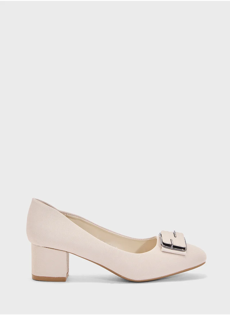 بيتك ستيبس Low Block Heeled Pump