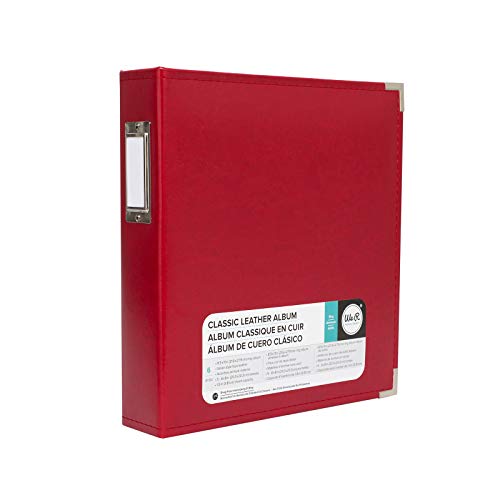 We R Memory Keepers D-Ring 8.5x11 Photo Album Red, Protect Memories and Photos, Soft, Acid-Free Faux Leather, Classy Decorative Spine Label, Snag-Free Rings, Includes 5 Page Protectors - Image 3