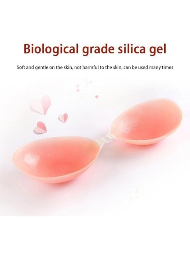 Invisible Push Up Bra for Women Silicone Push Up & Shaping Bra – Perfect for Evening Dresses & Exposed Clothes – Natural Color, Strapless & Back Free - Image 5