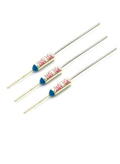 3 Pcs Temperature Control Circuit Cut Off Thermal Fuse, 10A, 15A High Quality Metal Cutoffs for Irons, Hair Dryers, Heaters, Refrigerators etc (10A, 175 Degree Celsius)